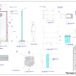 Design Drafting - Side Puck Wall